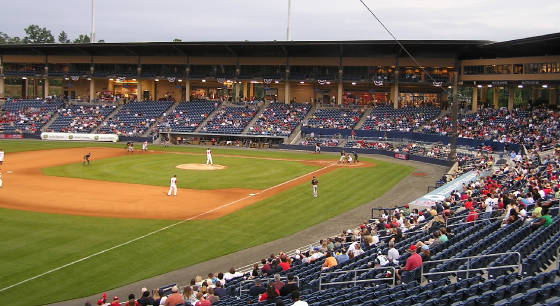 Looking from Left Field - Gwinnett Stadium