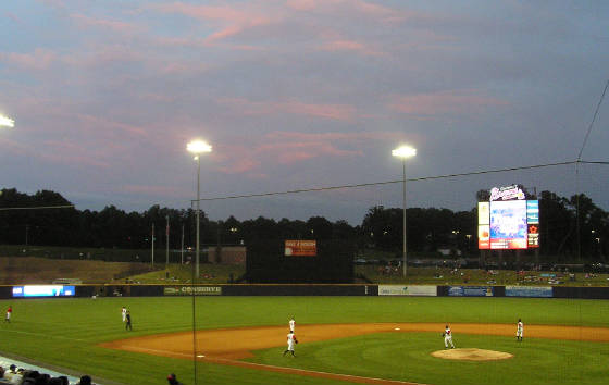 Post rain sunset - Gwinnett Stadium